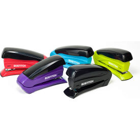 Office InSpire Spring Powered Stapler, 15 Sheet Capacity, Multi-Color