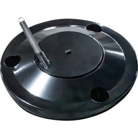 Packaging Oscillated Floor Mount Strap Dispenser, 25-5/8"L x 8-1/2"H, Black