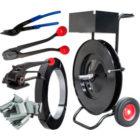 Packaging Steel Strapping Kit For 1/2"W, Regular Duty