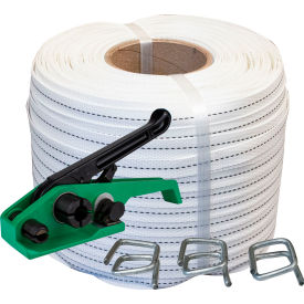 Packaging Woven Cord Strapping Kit For 3/4"W, Regular Duty