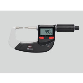Digital Micrometer with 3mm Diameter Measuring Faces, 0" - 1" Range