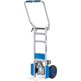 Pro Folding Stair Climbing Truck with GS Noseplate, 308 lb. Capacity, Pneumatic Wheels