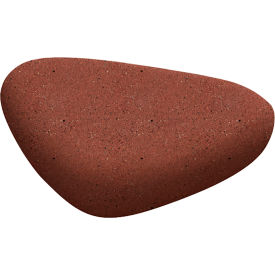 Galet Concrete VI Bench, 72"L x 72"W x 17-1/2"H, Brick Red