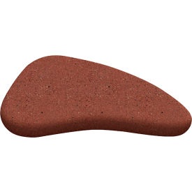 Galet Concrete V Bench, 120"L x 84"W x 14"H, Brick Red