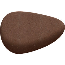 Galet Concrete II Bench, 63"L x 63"W x 19-1/2"H, Brown