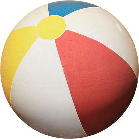Concrete Beach Ball Sphere Bollard, 36" Dia. x 36"H, Multi-Color