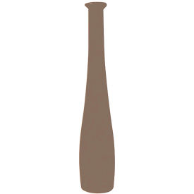 Baseball Bat Concrete Bollard, 12" Dia. x 78"H, Gray
