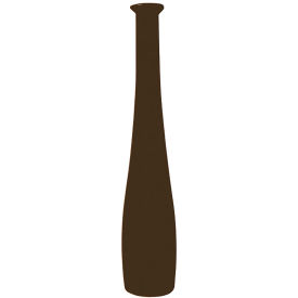 Baseball Bat Concrete Bollard, 12" Dia. x 78"H, Brown