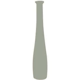 Baseball Bat Concrete Bollard, 12" Dia. x 78"H, Misty Gray