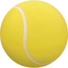 Tennis Ball Bollard, 24" Dia. x 24"H, Yellow/Star