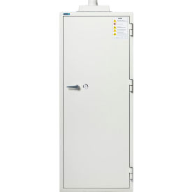 Battery Charging Safe, 30 Outlets, 27-1/4"W x 28"D x 68-3/4"H, Off White