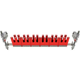 Cleated Belt Scraper/Finger Cleaner For 0"-48" Wide Belt w/ Stainless Steel Tips