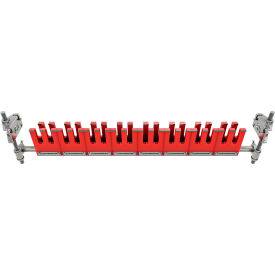 Cleated Belt Scraper/Finger Cleaner For 0"-60" Wide Belt w/ Stainless Steel Tips