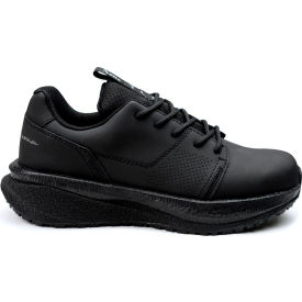 Women's Safety Work Shoes, Soft Toe, Size 12 M, Black/Silver