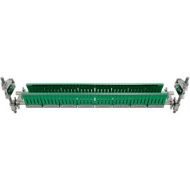 Double Bladed Scraper/Finger Cleaner Standard For 0"-60"Wide, Green