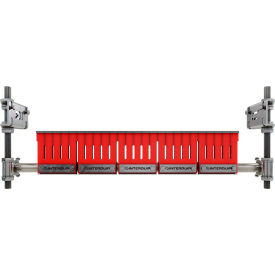 Chevron Belt Scraper/Finger Cleaner For 0"-36" Wide Belt w/ Stainless Steel Tips