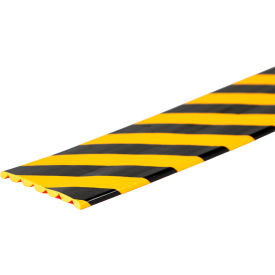 Model U Universal Edge Bumper Guard, 39"L x 5-7/8"W, Black/Yellow