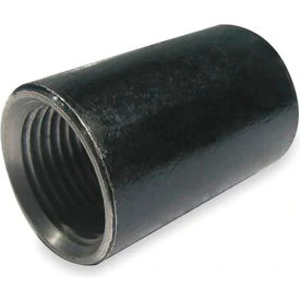1/8" Plain Merchant Steel Full Coupling, 150-300 PSI