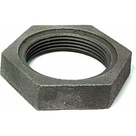 3/8" 150lb Black Malleable Iron Locknut, 150-300 PSI