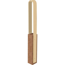 Collaboration Vault Bike Bollard, Medium/Rounded, 2-Bike Capacity, Sand
