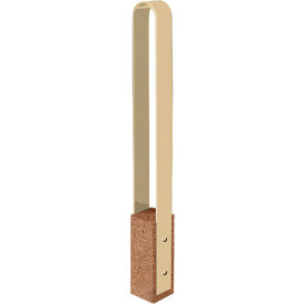 Collaboration Vault Bike Bollard, Short/Rounded, 2-Bike Capacity, Sand