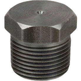 1/4" Plain Merchant Steel Hex Head Solid Plug, 150-300 PSI