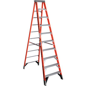 10' Type 1AA Fiberglass Step Ladder, 375 lb. Capacity