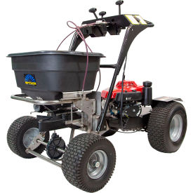 Spreader PRO Commercial Ride-on B/Cast Spreader with Screen & Cover, 120 lb Capacity