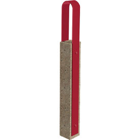 Collaboration Vault Bike Bollard, Tall/Rounded, 2-Bike Capacity, Gray Fireweed