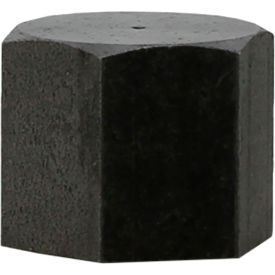 1/8" Plain Merchant Steel Hex Cap, 150-300 PSI