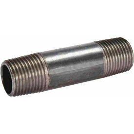 1/2" x 60" Schedule 40 Black Carbon Steel Nipple, 700-3000 PSI