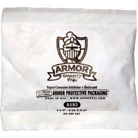 Smarty Pak VCI + Desiccant Pouch, Nano, Covers 1-4 Cu. Ft., 900/Carton, White