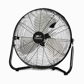 14" High Velocity Cradle Floor Fan, 3 Speed, 712 CFM, 72.5W, 120V, Black