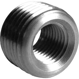 3/4" x 3/8" Zinc Plated Galvanized Steel Face Bushing, 150-300 PSI