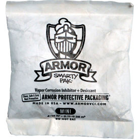 Smarty Pak VCI + Desiccant Pouch, Mini, Covers 4-10 Cu. Ft., 300/Carton, White