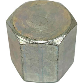 3/4" Zinc Plated Galvanized Merchant Steel Hex Cap, 150-300 PSI