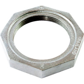 1-1/4" 150lb Galvanized Malleable Iron Locknut, 150-300 PSI
