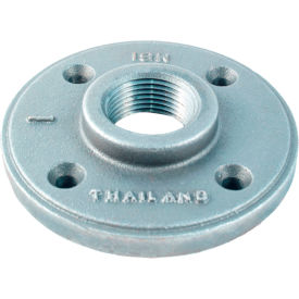 3/4" 150lb Galvanized Malleable Iron Floor Flange, 150-300 PSI