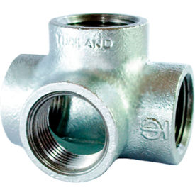 1-1/2" 150lb Galvanized Malleable Iron Side Outlet Tee, 150-300 PSI