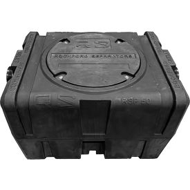 Grease Interceptor, 4" Threaded Inlet/Outlet, 50 GPM