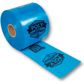 Poly VCI Tubing, 5"W x 1500'L, 3 Mil, Blue