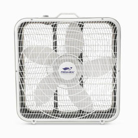 20" Box Fan, 3 Speed Control & Carry Handle, 120V, White