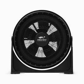 20" High Velocity Box Fan, 3 Speed Control, 120V, Black
