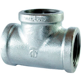 2-1/2" 300lb Galvanized Malleable Iron Tee, 350-600 PSI