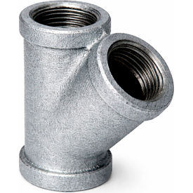 2-1/2" 150lb Galvanized Malleable Iron 45 Y Lateral, 150-300 PSI