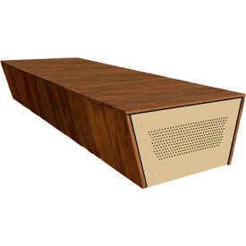 Collaboration Torvin 9' Flat Bench, Iroko/Sand