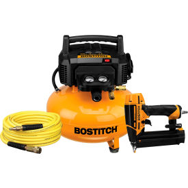 Electric Pancake Air Compressor with 18 Gauge, 0.9 HP, 6 Gallon, 2.6 CFM