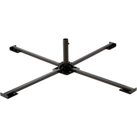 Shax 6190 Portable Umbrella Stand, 17.2 lb., Black