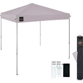 Lightweight Pop-Up Tent, 10'L x 10'W x 10'H, White, Pallet of 25