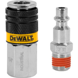 Industrial Coupler & Plug Set, 1/4" NPT, 2 Piece